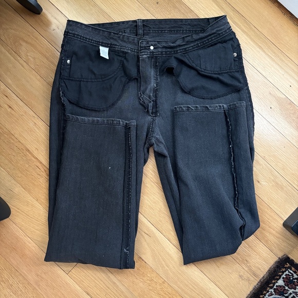 Macy’s Charter Club Straight Leg Dark Blue Jeans - Size 14 - Picture 5 of 11